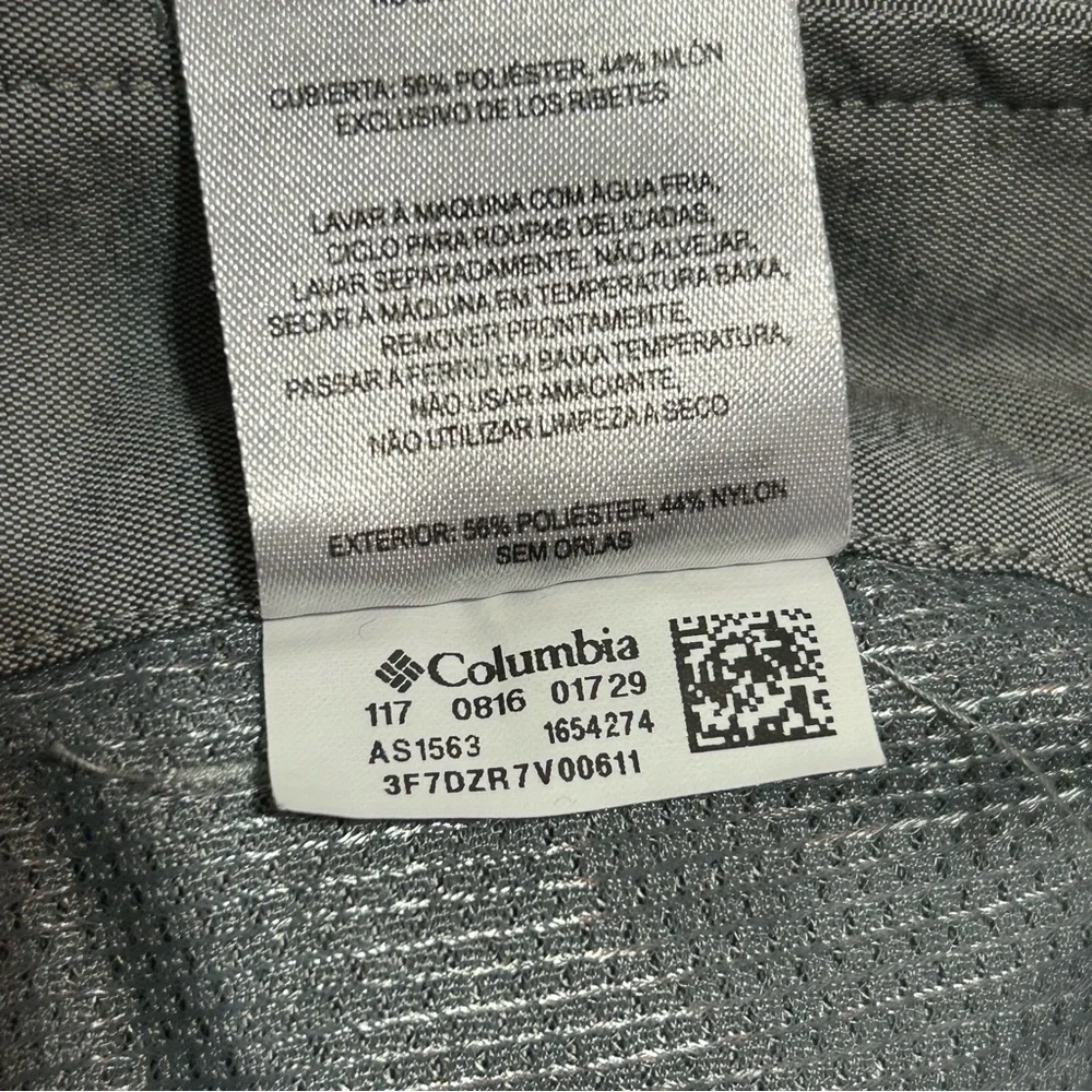 Columbia Pilsner Peak Performance Outdoor Hiking Pants Grey Poly Nylon 50